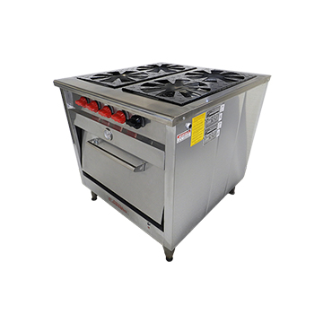Cocina Industrial 4 Platos Maigas