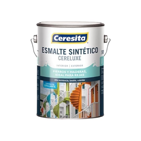 1000100266-1 Esmalte sintético Cereluxe Blanco 1/4 Gal Ceresita