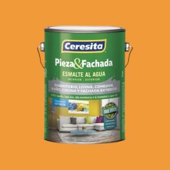 Pieza y fachada satinado bio tech Ocre 1 Galón Ceresita