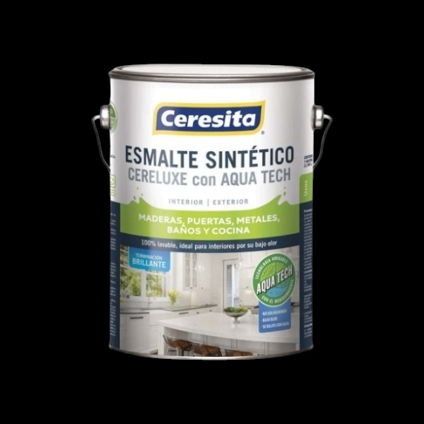 1000101275-1 Esmalte sintético Cereluxe Ultra Negro 1 Galón Ceresita