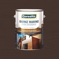 Barniz Marino Roble Oscuro 1/4 Galón Ceresita