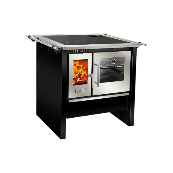 5000400398-1 Cocina a leña Allegra Negra Amesti