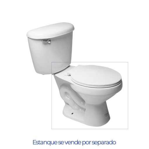 WC Verona con Asiento Astro Soft Close Blanco Fanaloza