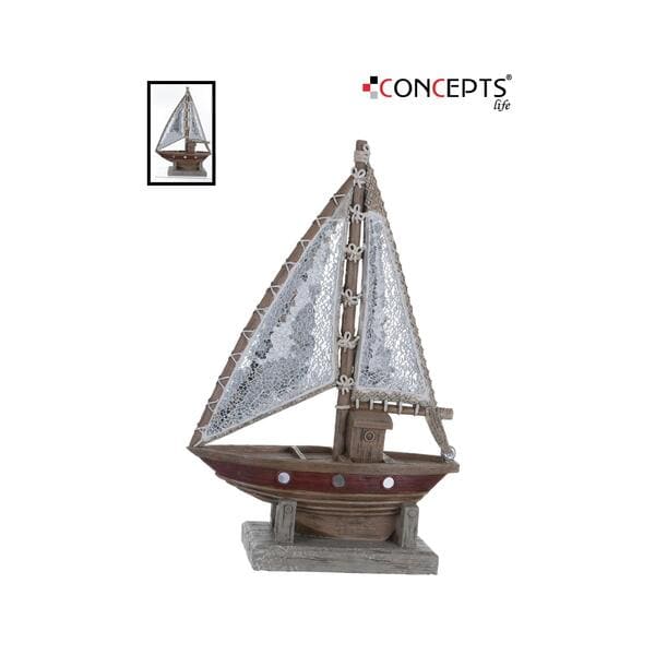 22000800513 Figura Velero 29.5x11.2x45.2 cms Concepts