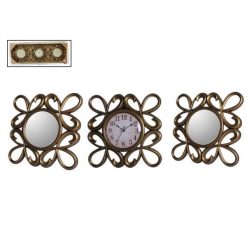Juego Reloj 3P Savoy 25x25x3 cms Concepts