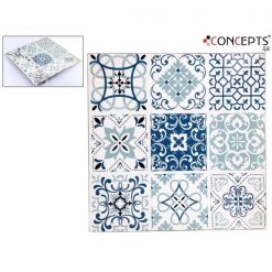 Plato Cuadrado Morocco 33x33x2.3 cms Concepts