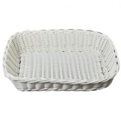 Cesta Rectangular 30x22 Blanca Concepts