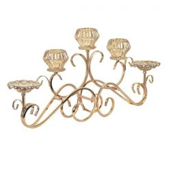 Candelabro Euro Art Gold Edition Muebles Santa Ana