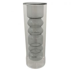 Florero 8X8X25.5Cm Millenial Blue Concepts