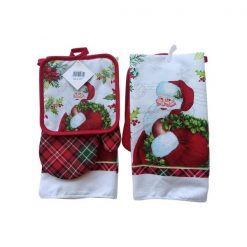 Juego De Cocina 63X38Xcm Love Xmas Santini