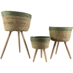 Jg De Cestas 3Pz 32X32X57Cm Wabi Sabi Concepts