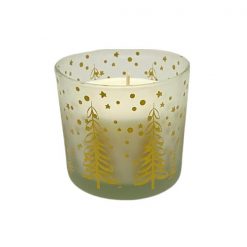 Vela Con Aroma 8X8X7.4Cm Golden Galm Santini