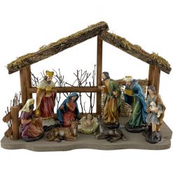 Nacimiento Con Establo 35X14 Santini