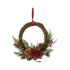 Corona 34X30X9Cm Holiday Wishes Santini