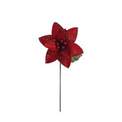 Poinsettia Decor 21X21X45Cm Believing Santini