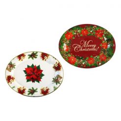 Plato Surtido 42X32X6Cm Santas Friends Santini