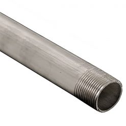 Cañería Galvanizada ISO Liviana c/ Hilo 4 Pulgadas x 3.6mm Tira 6 Metros