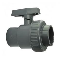 Válvula Bola PVC Cementar 63 mm / 1 Pulgada Unión Americana
