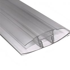 Perfil H Clipeado 5.80mts Transparente