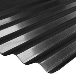 Plancha zincalum Acanalada 0.35 x 762 x 2000mm Negro Formasur