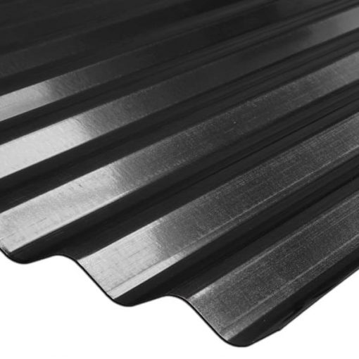Plancha zincalum Acanalada 0.35 x 762 x 3660mm Negro Formasur