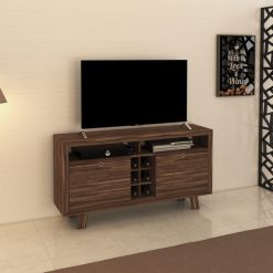 Rack/Bar TV 60 Pulgadas R1460 Color Nogal