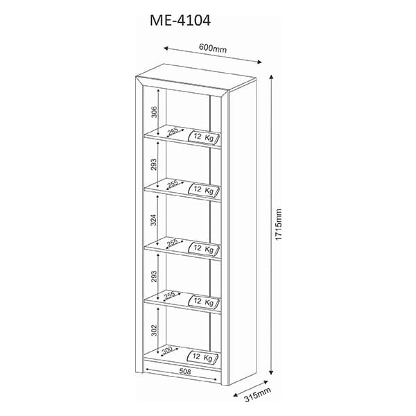 43000200058-4 Gabinete ME4104 Color Nogal