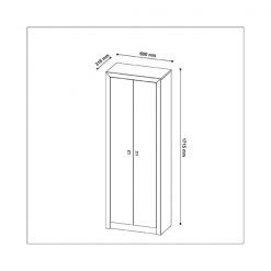 Gabinete ME4105 Color Tabaco