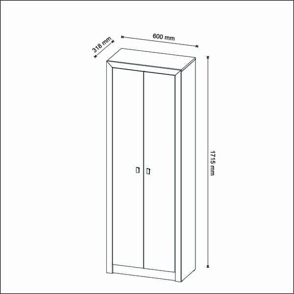 43000200061-3 Gabinete ME4105 Color Blanco