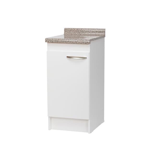 9001600089 Mueble de Cocina Base Blanco Cubierta Granito 1 Puerta 0.40mts