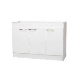 Mueble Lavaplatos 3 puertas. Color Blanco. 1.20Mts.