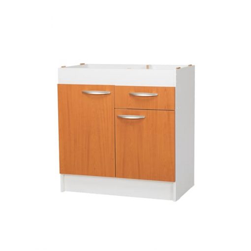 Mueble Lavaplatos 2 Puertas - 1 cajón Color Peral. 0.80mts.