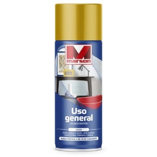 Spray Esmalte Amarillo 485 ml Uso General Marson