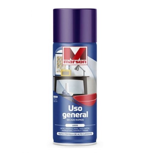 Spray Esmalte Morado 485 ml Uso General Marson