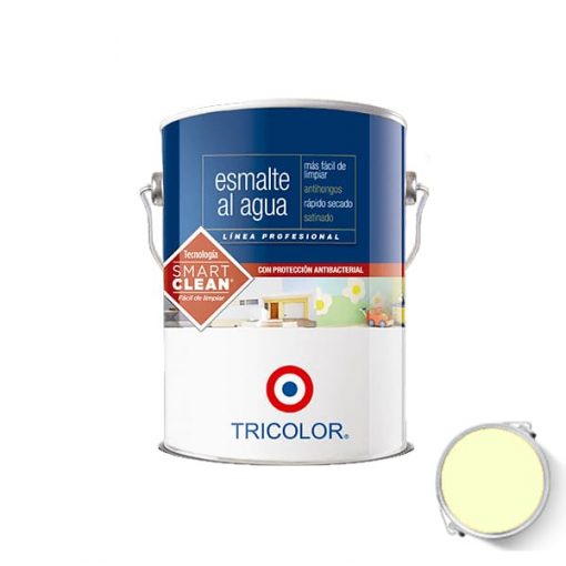 Esmalte al Agua Profesional 1/4 Galón Blanco Ivory Tricolor