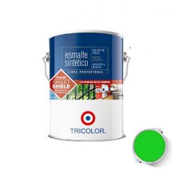 Esmalte Sintético Profesional Color Verde Kiwi 1 Galón Tricolor