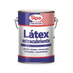 Látex Extracubriente. 1 Galón Sipa