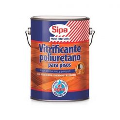 Vitrificante Poliuretano Para Pisos Al Agua. 1 Galón Sipa