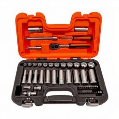 Juego de Dados 1/4 y 3/8 Pulgadas 53 piezas Maleta S330L Bahco
