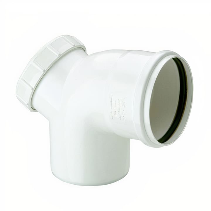 21001000050-1 Codo Sanitario Blanco Registro 110mm