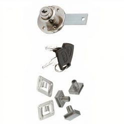 Cerradura de Muebles DGM/ Mod. D8-B120 Cierre Lateral Poli