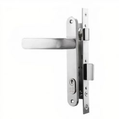 Cerradura Embutida Puerta Abatir Cromado Poli