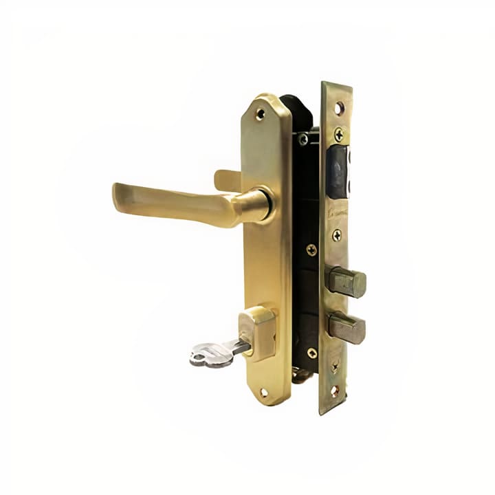 23000800021-1 Cerradura Embutida Bronce Satinado Scanavini