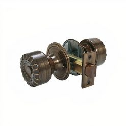 Cerradura Tubular Libre paso Bronce Envejecido Scanavini