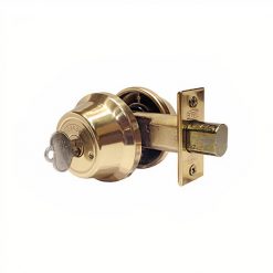 Cerradura de Seguridad Llave/Llave Bronce Pulido Scanavini