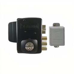 Cerradura Eléctrica Mod.2150 Negra + Transformador Mod.510 Scanavini