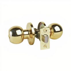 Cerradura Pomo Bola Bronce Pulido Mod.AA44-BP Andeslock