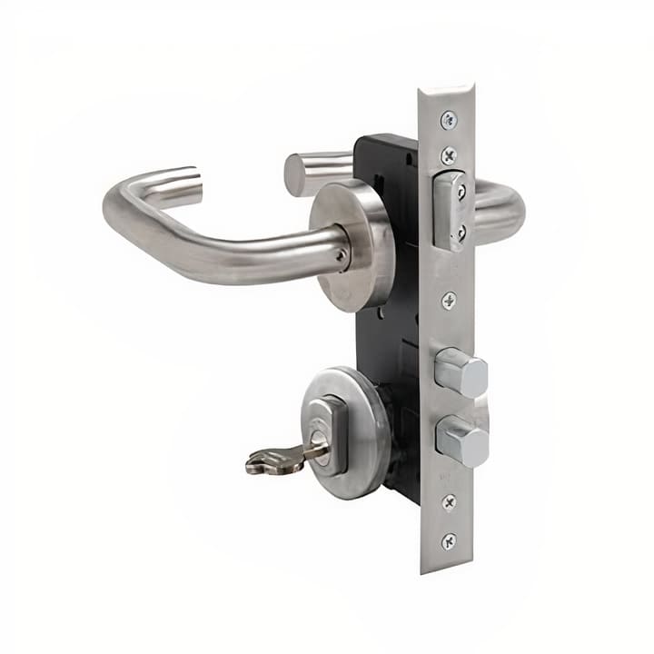 23000800180-1 Cerradura Embutida Acero Inox Mod.1080960U - Izquierda Scanavini