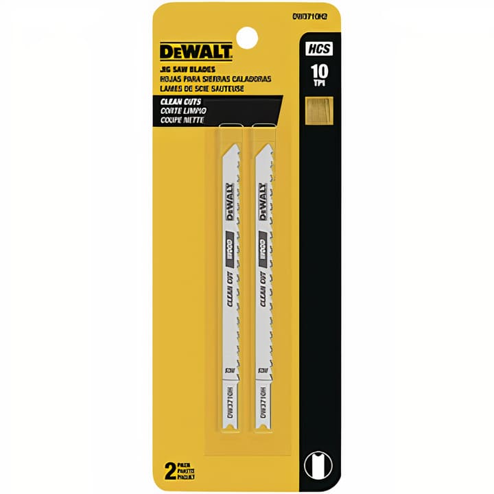 28000300299-1 Set 2 Hojas para Calar Madera 4 Pulgadas 10 TPI DW3710H2 DeWalt