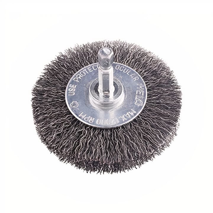 28001800126-1 Cepillo Circular Acero Ondulado 32/30V - 3 Pulgadas Hela